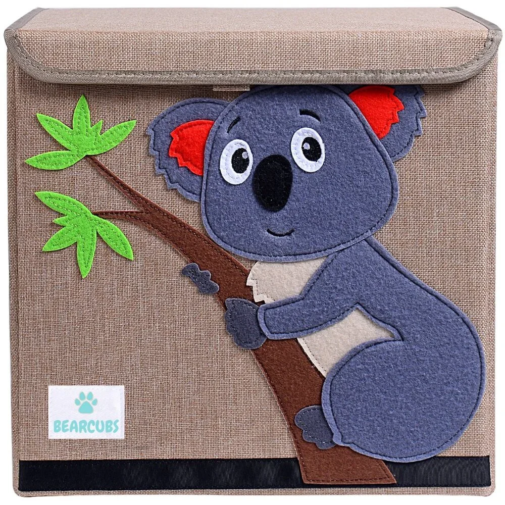 NWT KoalaToy Chest - Baby Room Folding Canvas Cube Baby Toddler Storage Box